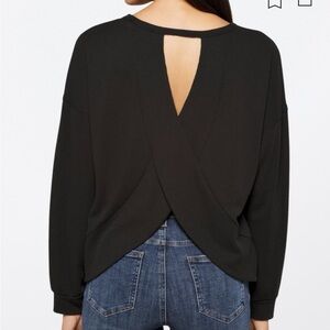 Kaileigh Sadaf Open Back Detail Knit Top